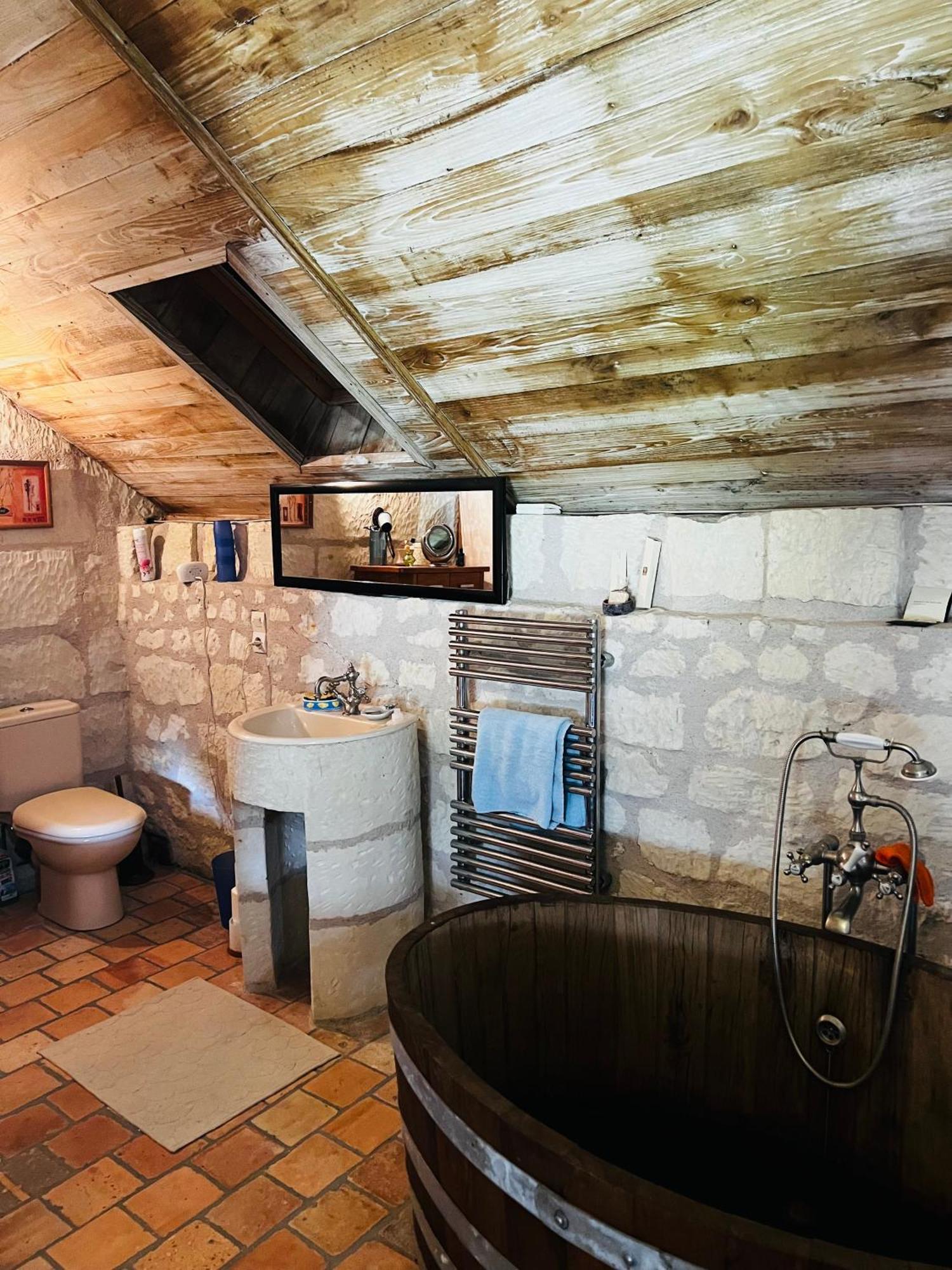 Chateau De La Thibaudiere - Chambre Du Tonneau Allonnes  ภายนอก รูปภาพ