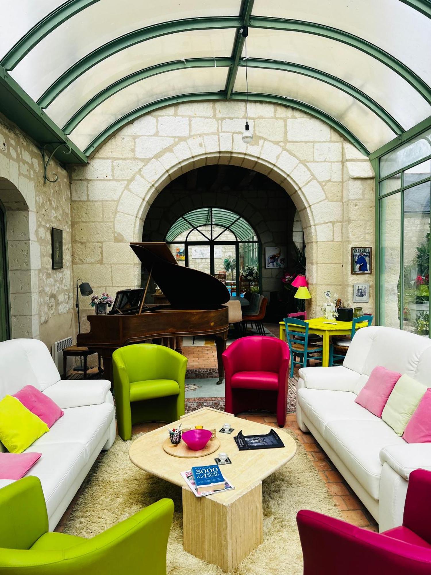 Chateau De La Thibaudiere - Chambre Du Tonneau Allonnes  ภายนอก รูปภาพ