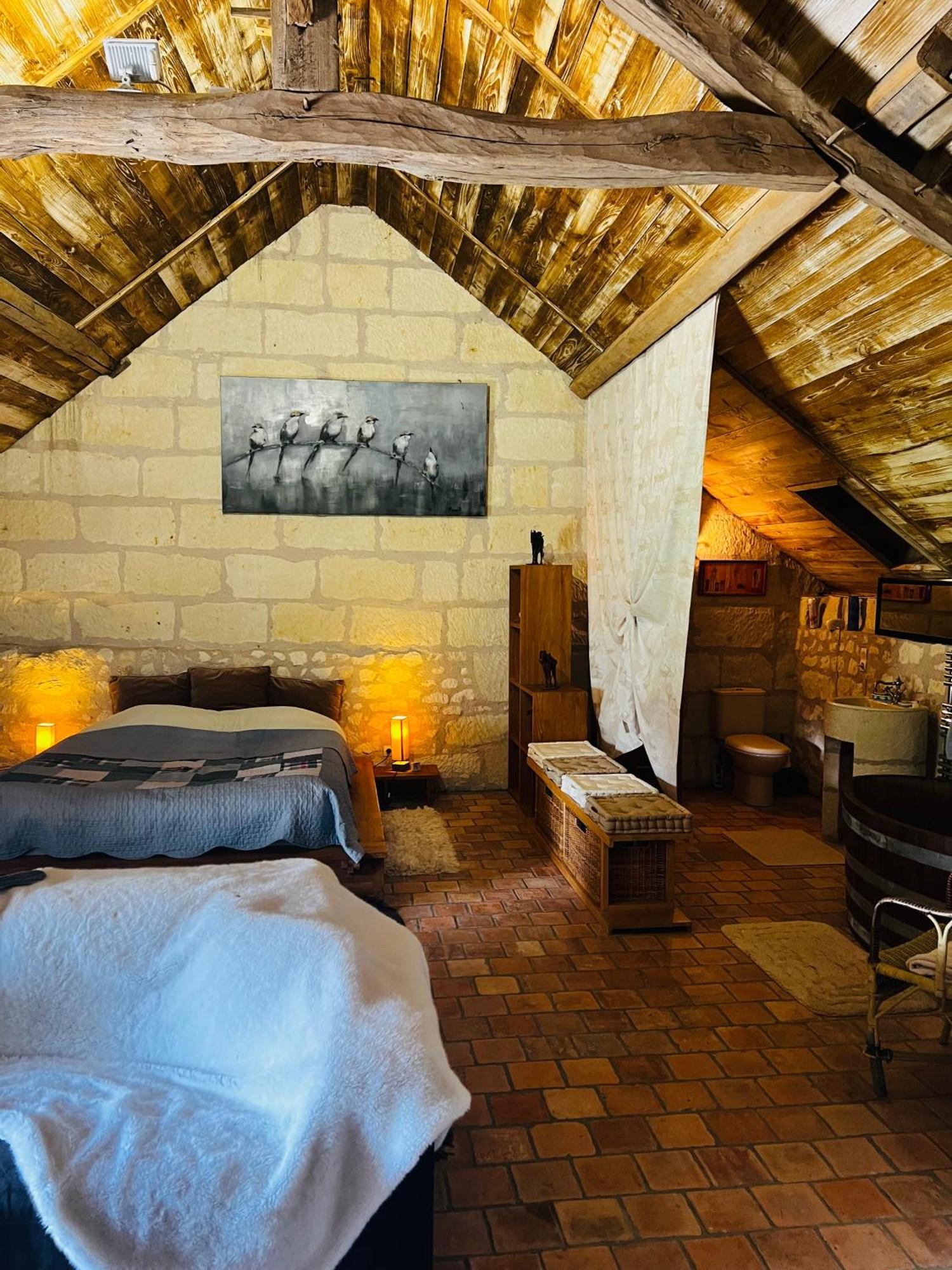 Chateau De La Thibaudiere - Chambre Du Tonneau Allonnes  ภายนอก รูปภาพ
