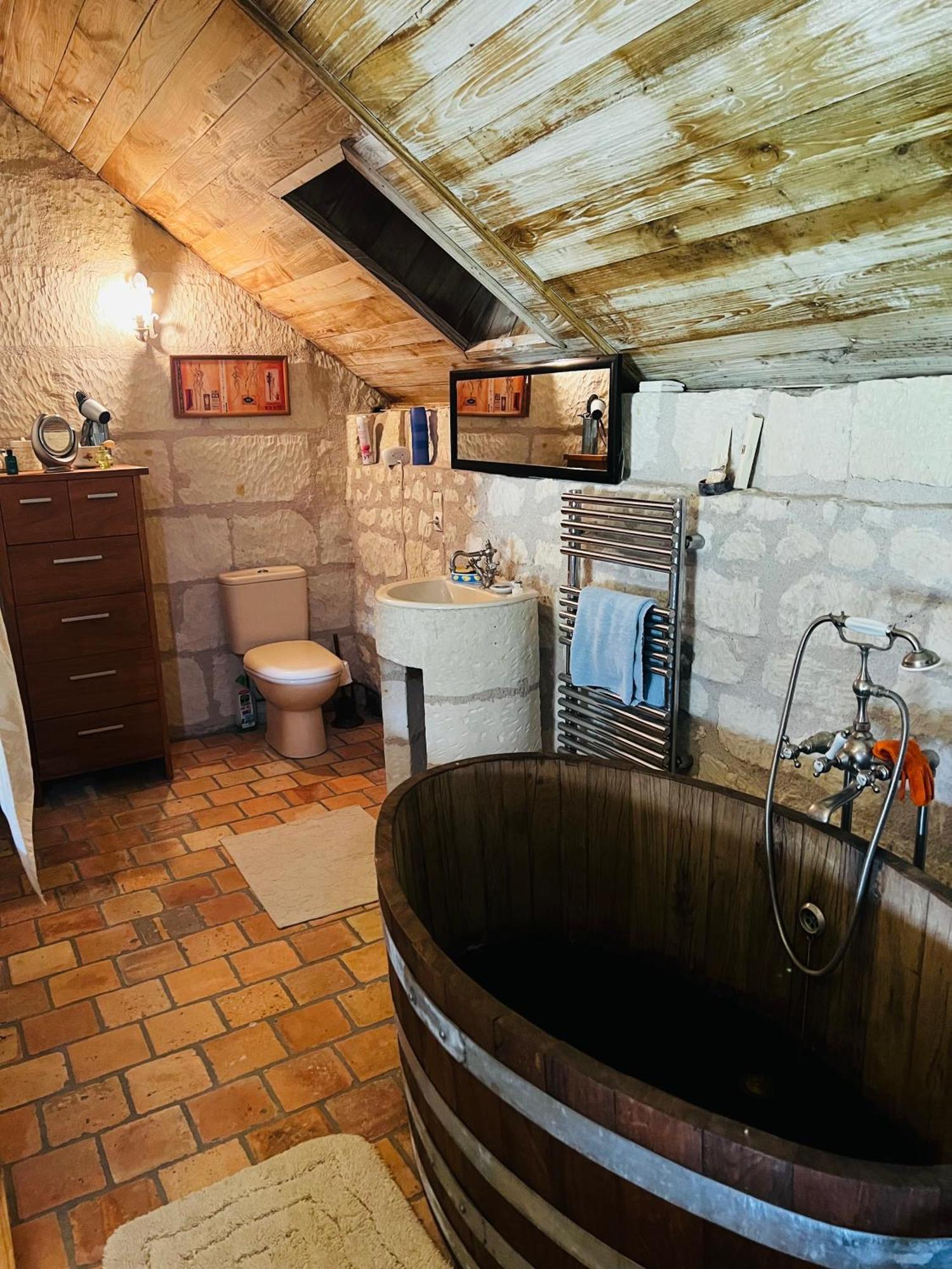Chateau De La Thibaudiere - Chambre Du Tonneau Allonnes  ภายนอก รูปภาพ